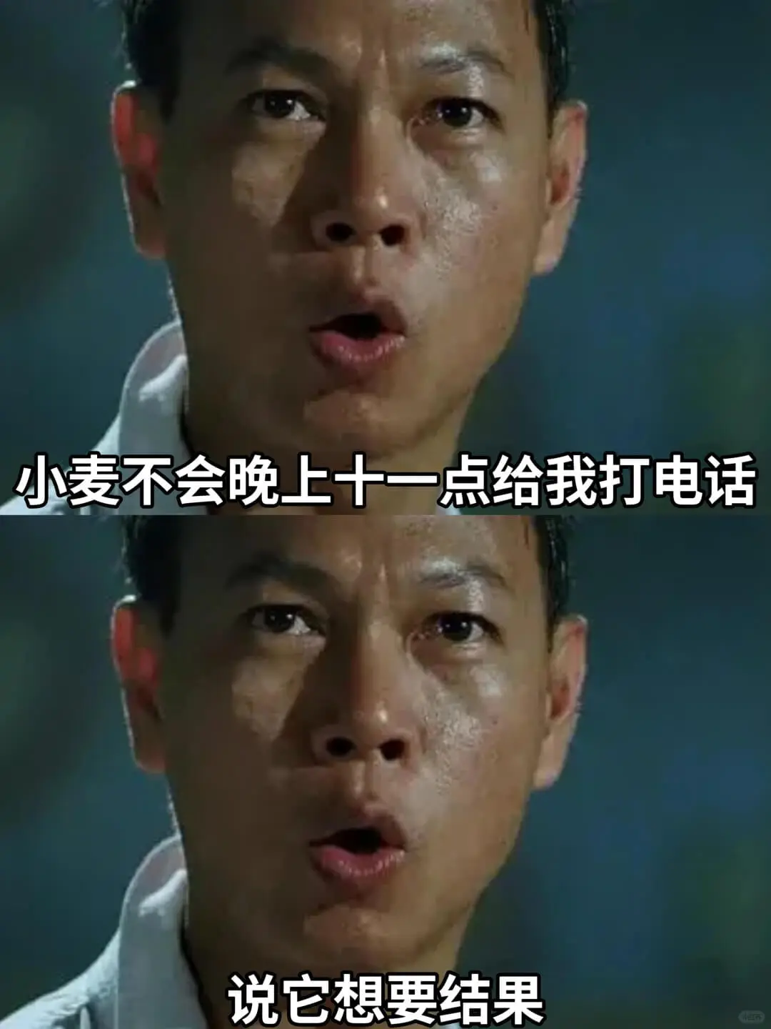 小麦不会晚上十一点给我打电话说它想要结果