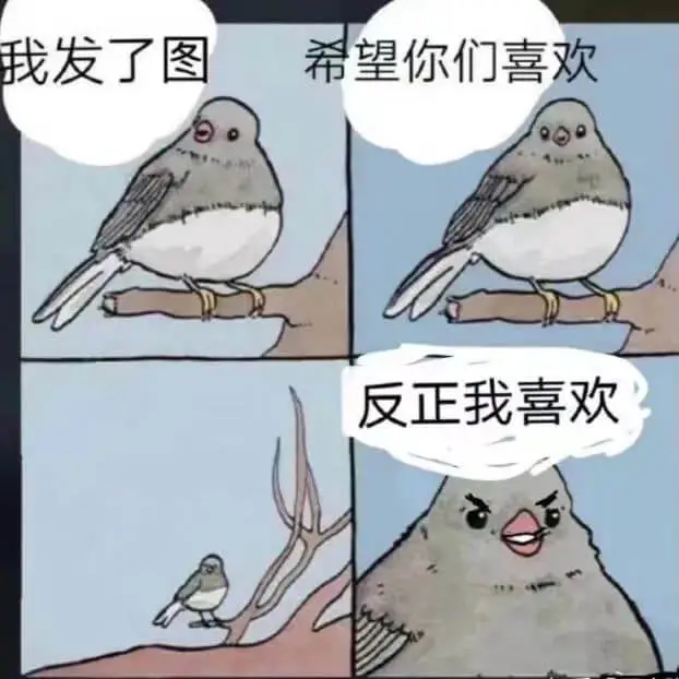 我发了图，希望你们喜欢。反正我喜欢。