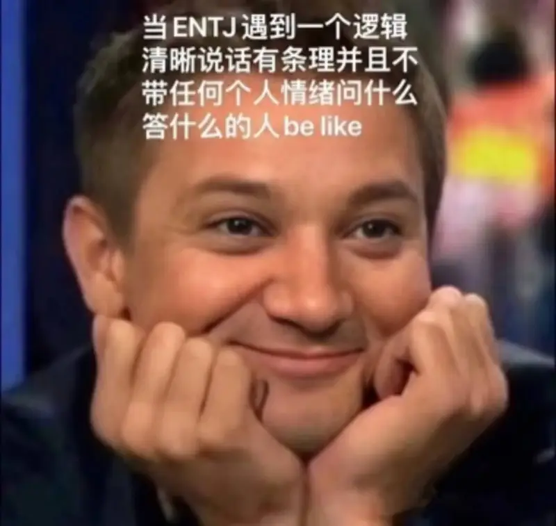 当ENTJ遇到一个逻辑清晰、说话有条理，并且不带任何个人情绪