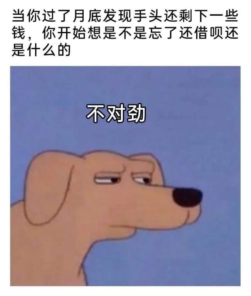 当你过了月底发现手头还剩下一些钱，你开始想是不是忘了还借呗还