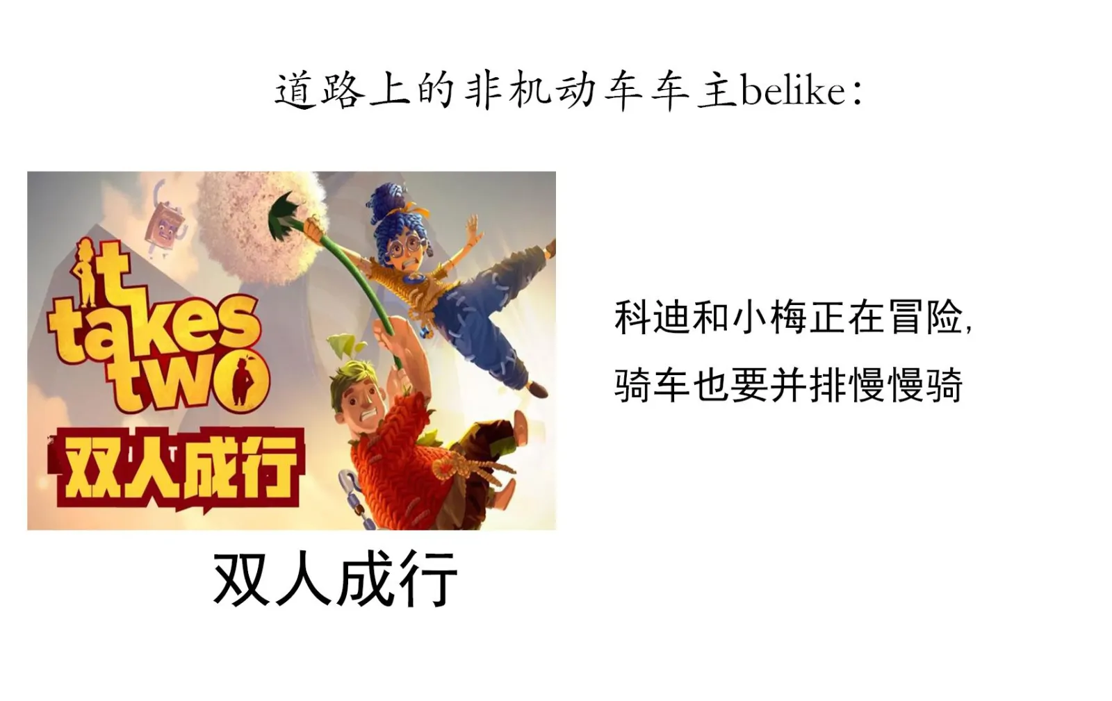 记录一下路上遇到的各种非机动车车主