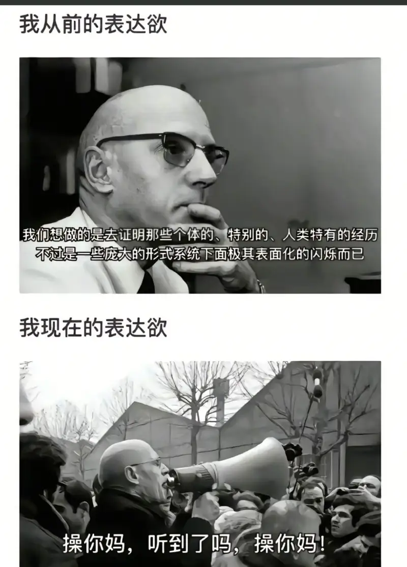 我从前的表达欲，我们想做的是去证明那些个体的、特别的、人类特
