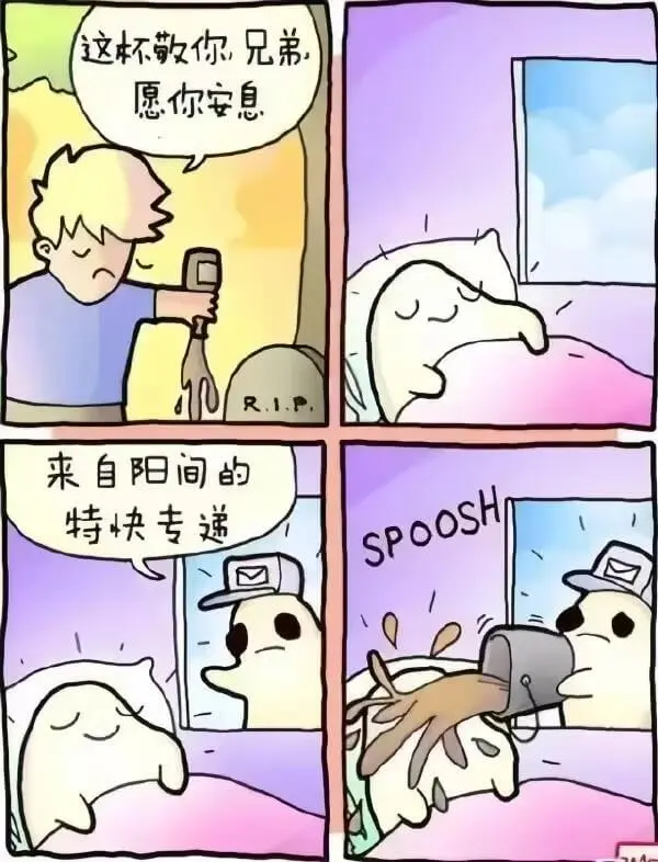 这杯敬你兄弟愿你安息R.1.来自阳间的特快专递SPOOSH