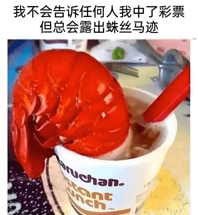 我不会告诉任何人我中了彩票但总会露出蛛丝马迹ohan
