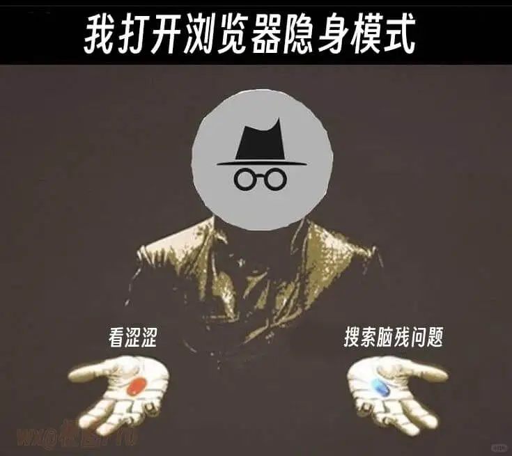 我打开浏览器隐身模式看涩涩