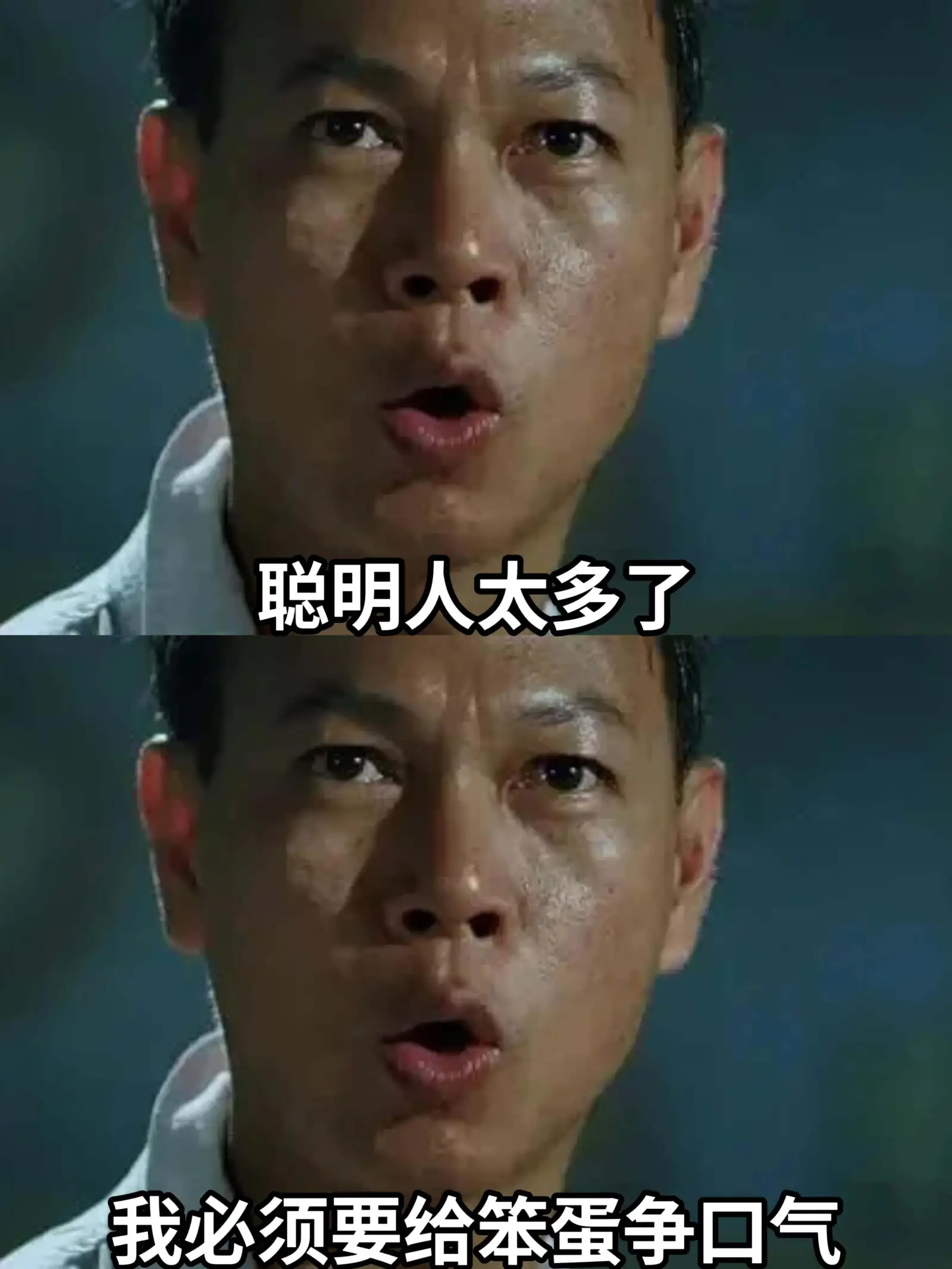 聪明人太多了我必须要给笨蛋争口气。