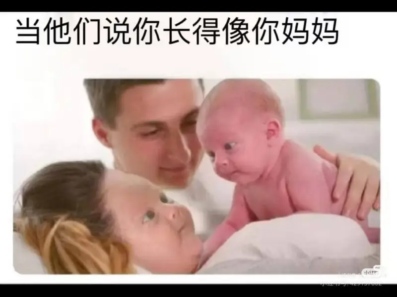 当他们说你长得像你妈妈，小红。