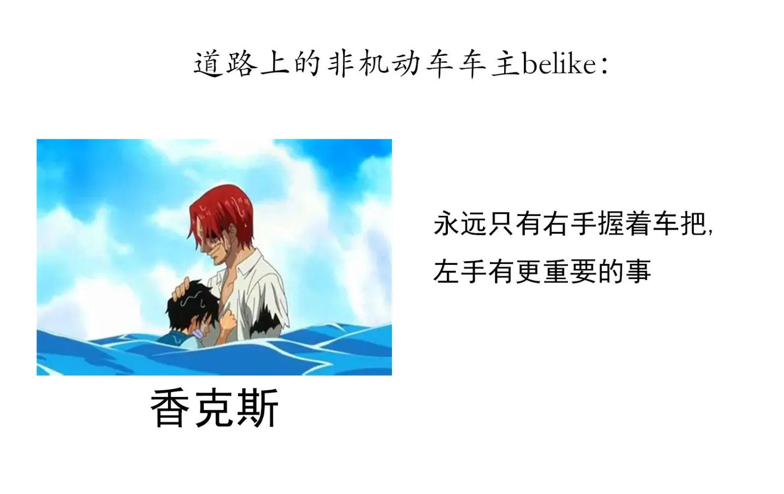 记录一下路上遇到的各种非机动车车主