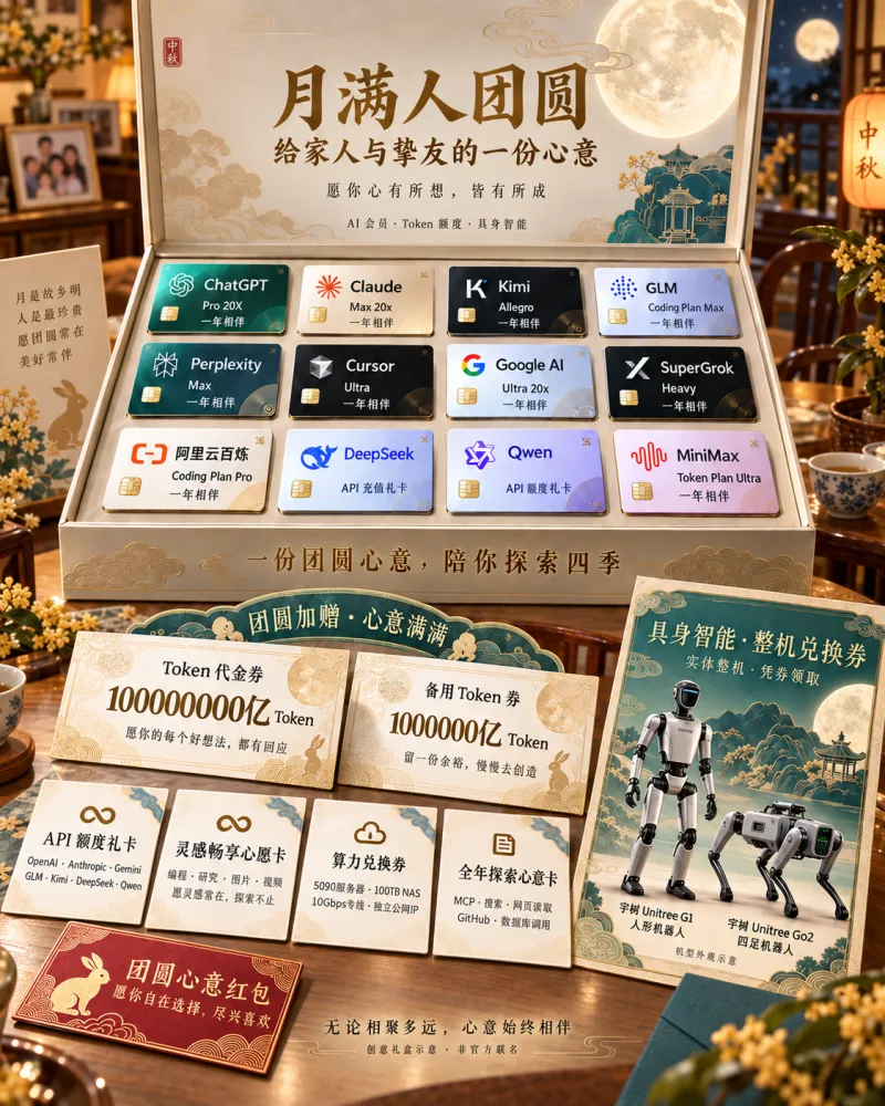 我们公司都送token，送具身智能，你们公司送月饼，你们公司