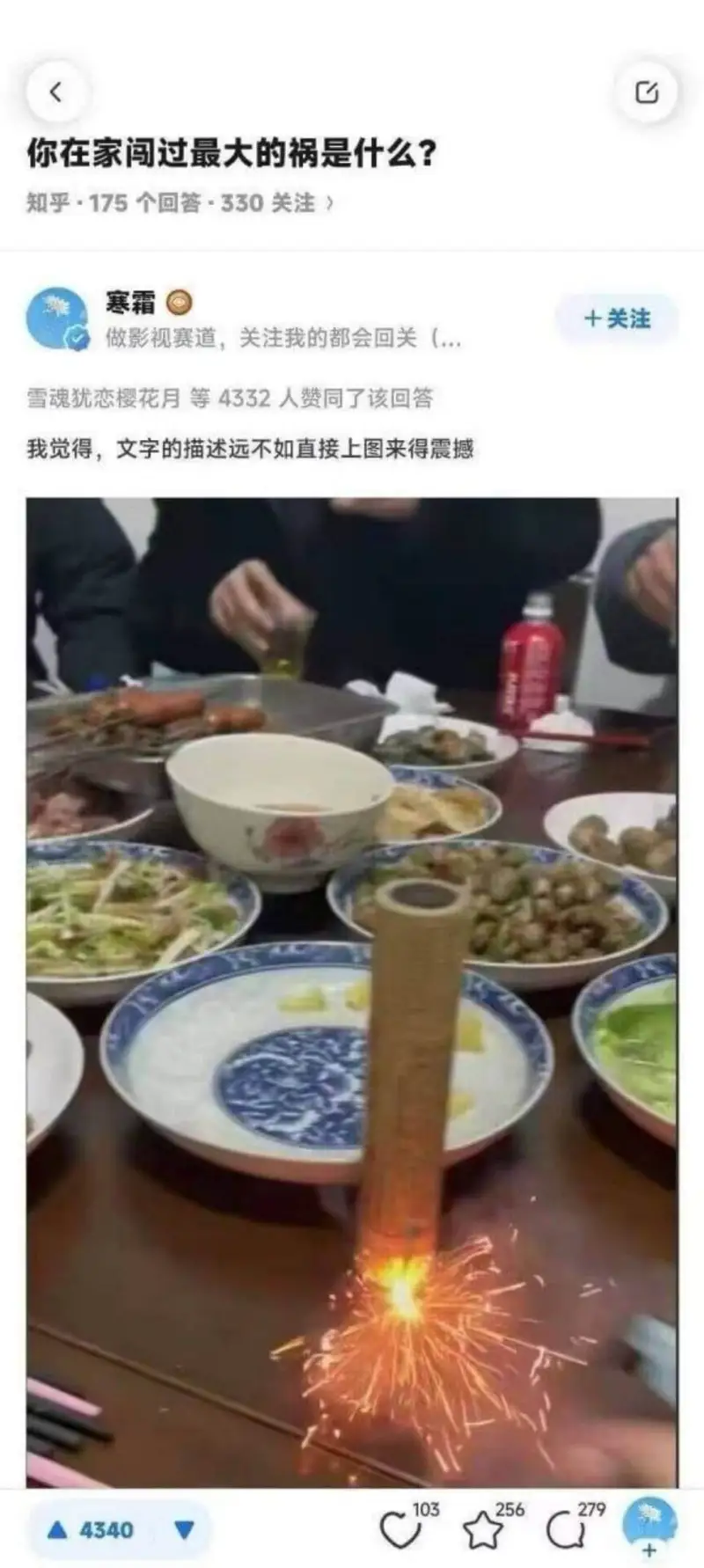 你在家闯过最大的祸是什么？知乎175个回答330关注》寒霜十