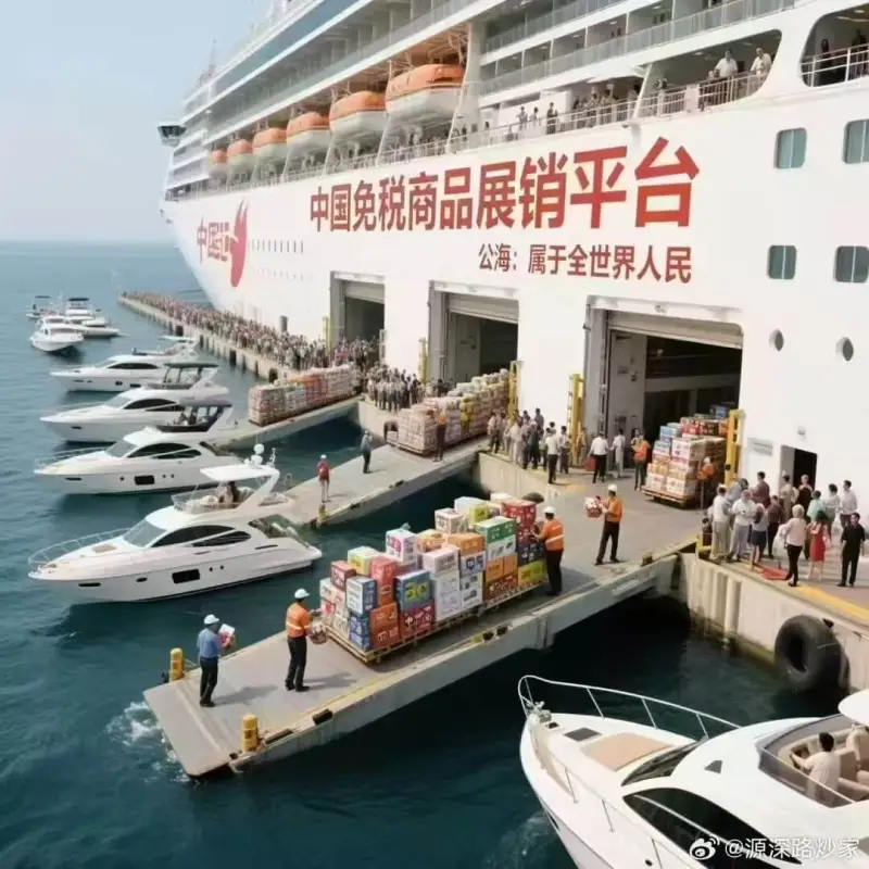 中国免税商品展销平台中国公海属于全世界人民@源深路炒家