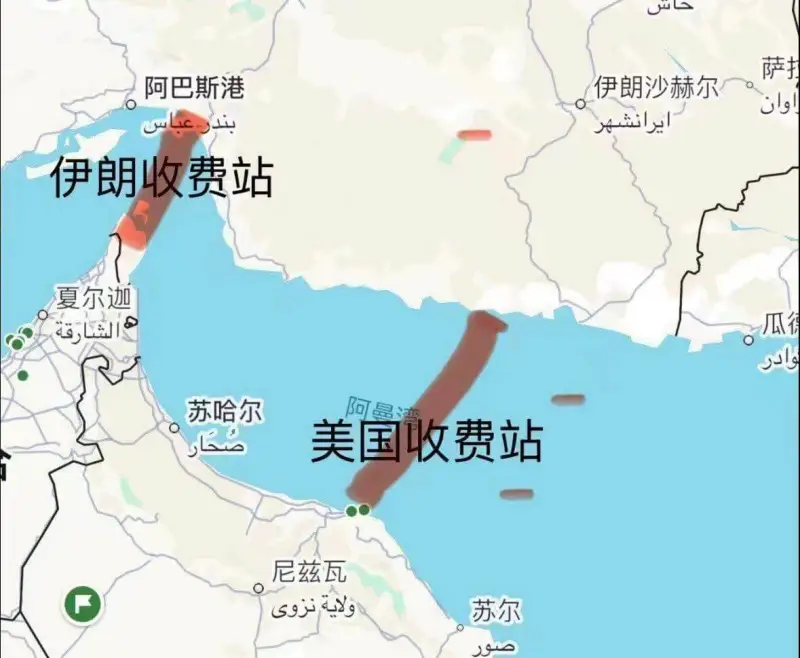 萨打阿巴斯港伊朗沙赫尔伊朗收费站夏尔迦苏哈尔阿曼美国收费站尼